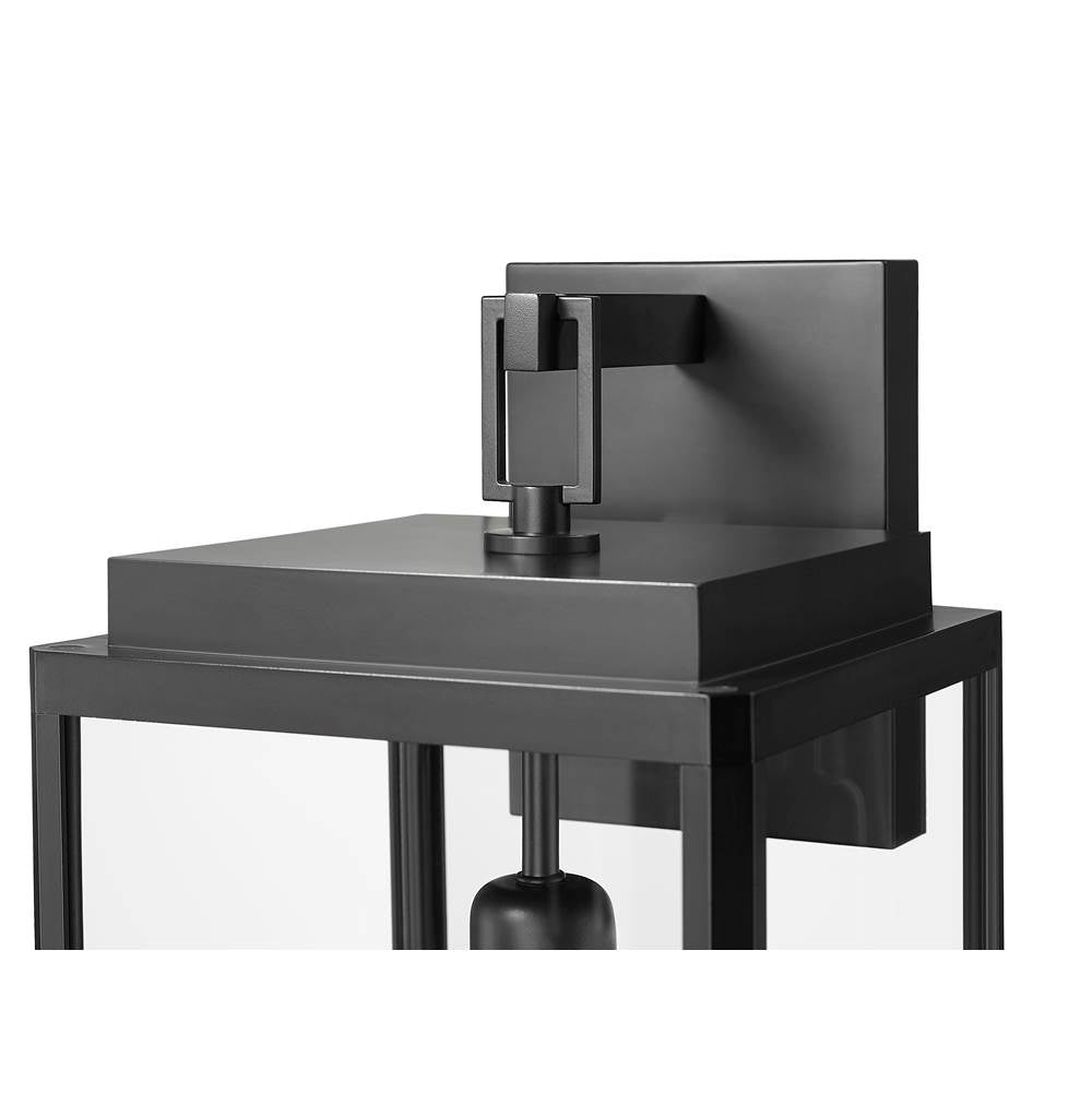Millennium Lighting 902201-PBK Powder Coated Black Alpharetta 19.75'' High 1-light Outdoor Wall Lantern - Powder Coated Black Image 5