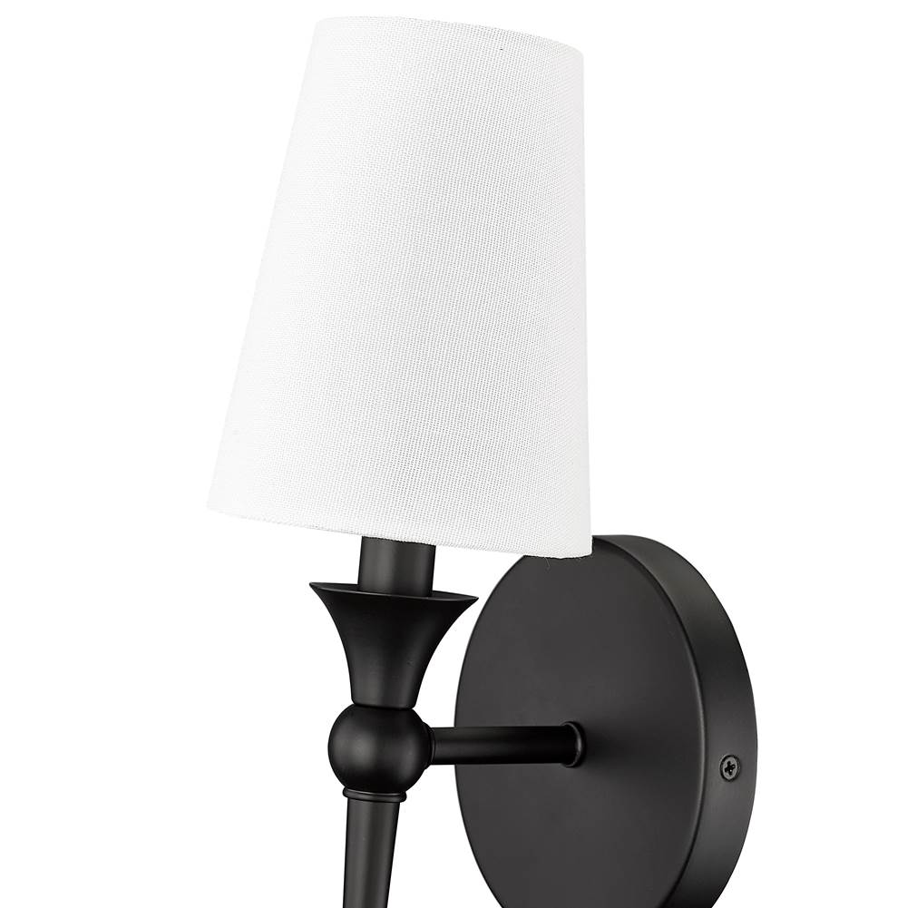 Millennium Lighting 17101-MB Matte Black Wall Sconce Image 4