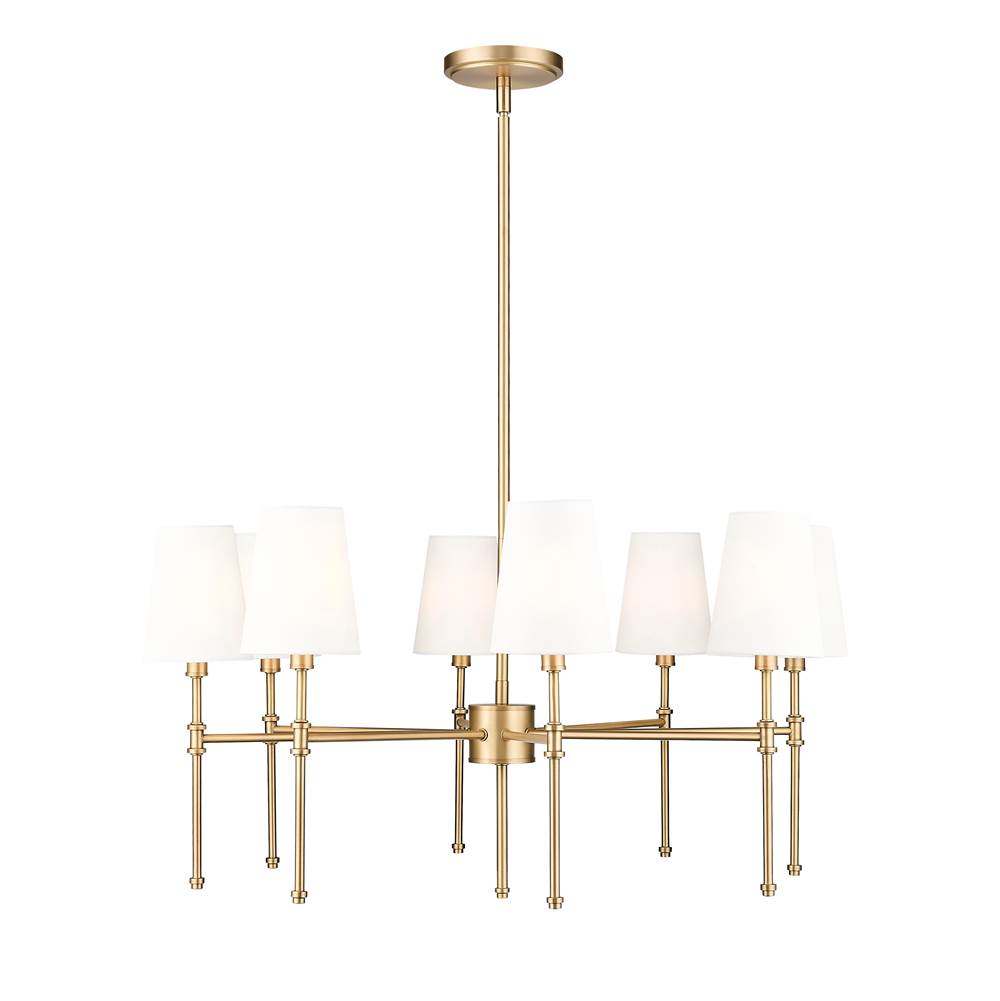 Millennium Lighting Adorra 30'' Wide 8-light Chandelier - Matte Black