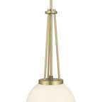 Millennium Lighting 65101-VB Vintage Brass Vellin 10'' Wide 1-light Pendant Image 6