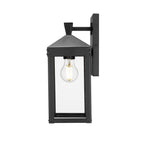 Millennium Lighting 22901-PBK Powder Coated Black Yates 13.75'' High 1-light Outdoor Wall Sconce - Powder Coated Black Image 6