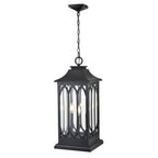 Millennium Lighting 88104-PBK Powder Coated Black Outdoor Hanging Lantern Image 4