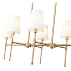 Millennium Lighting 16506-VB Vintage Brass Adorra 48'' Wide 6-light Chandelier - Vintage Brass Image 5