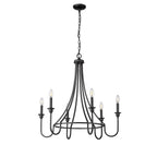 Millennium Lighting 12206-MB Matte Black Chandelier Ceiling Light Image 5