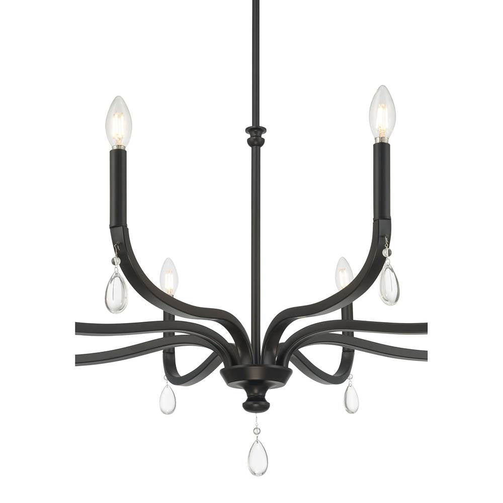 Millennium Lighting 220108-MB Matte Black Viremont 36'' Wide 8-light Chandelier Image 7