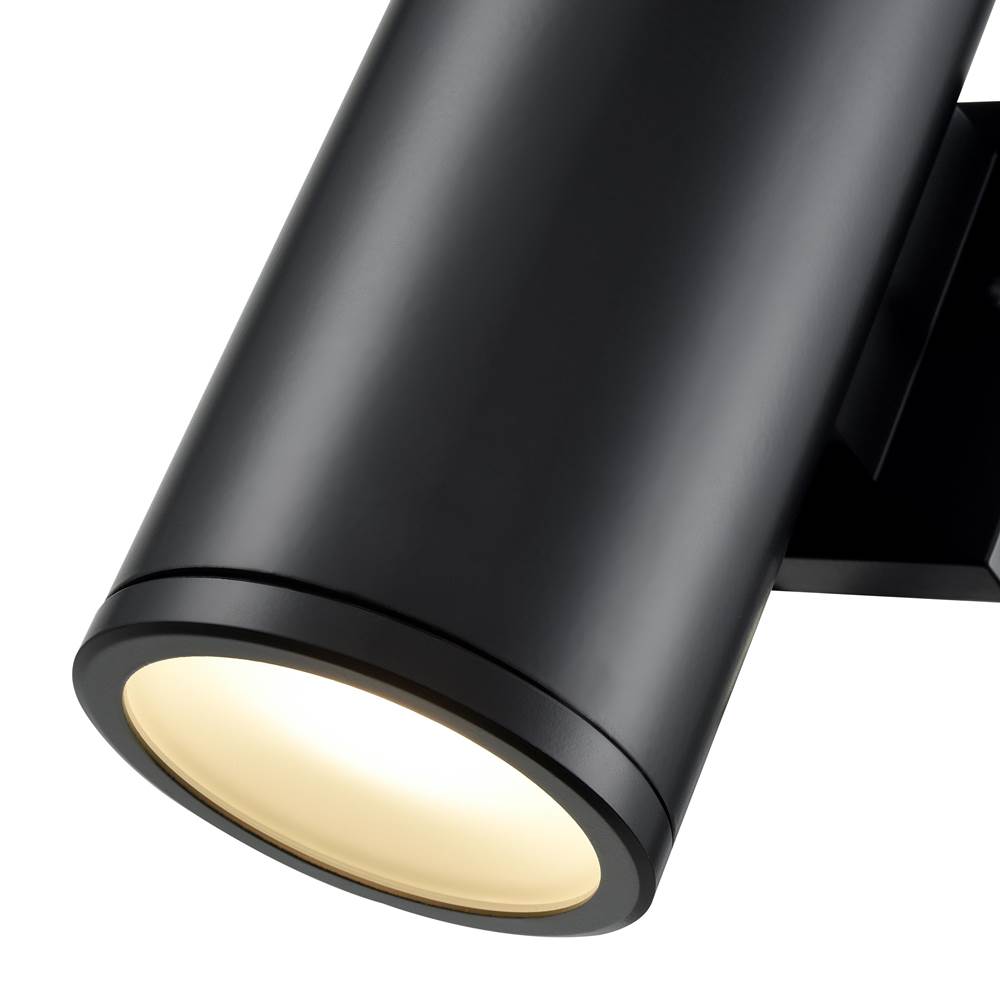 Millennium Lighting LED42102-PBK Powder Coated Black Led Outdoor Wall Sconce Image 3