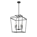 Millennium Lighting 19005-MB Matte Black Nellita 18'' Wide 5-light Pendant - Matte Black Image 1