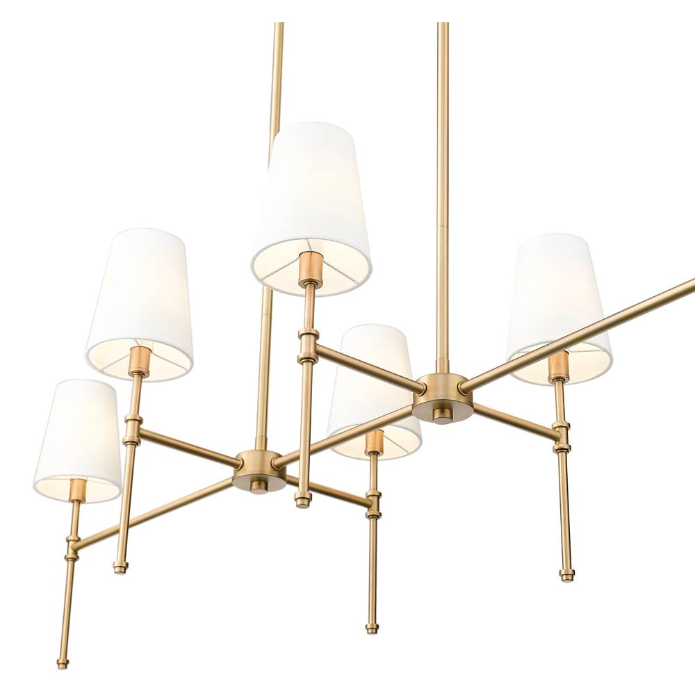 Millennium Lighting 16506-VB Vintage Brass Adorra 48'' Wide 6-light Chandelier - Vintage Brass Image 7