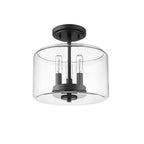 Millennium Lighting 46923-MB Matte Black Semi-flush Ceiling Mount Image 4