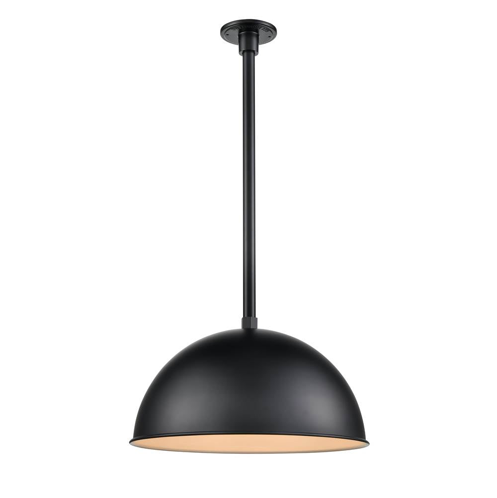 Millennium Lighting RWDBS18-SB Satin Black Wide Deep Bowl Image 4