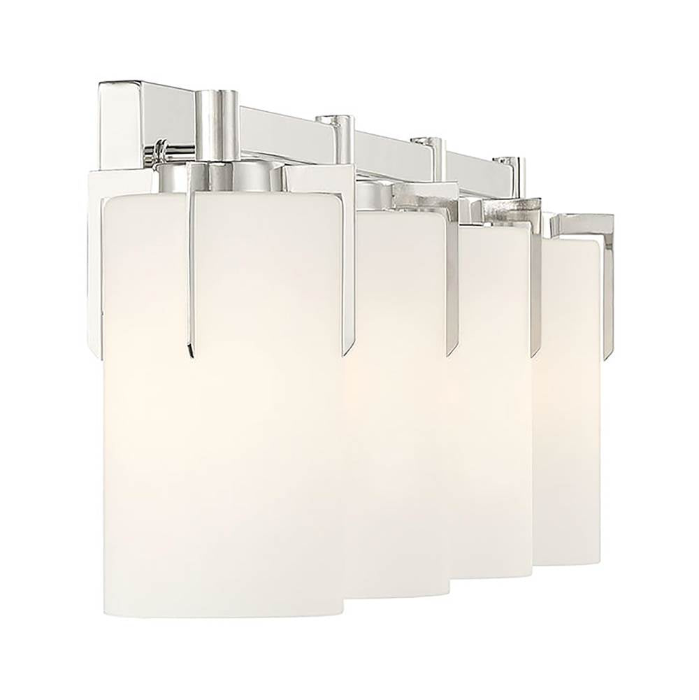 Millennium Lighting 65004-PN Polished Nickel Froselle 30.5'' Wide 4-light Vanity Image 7