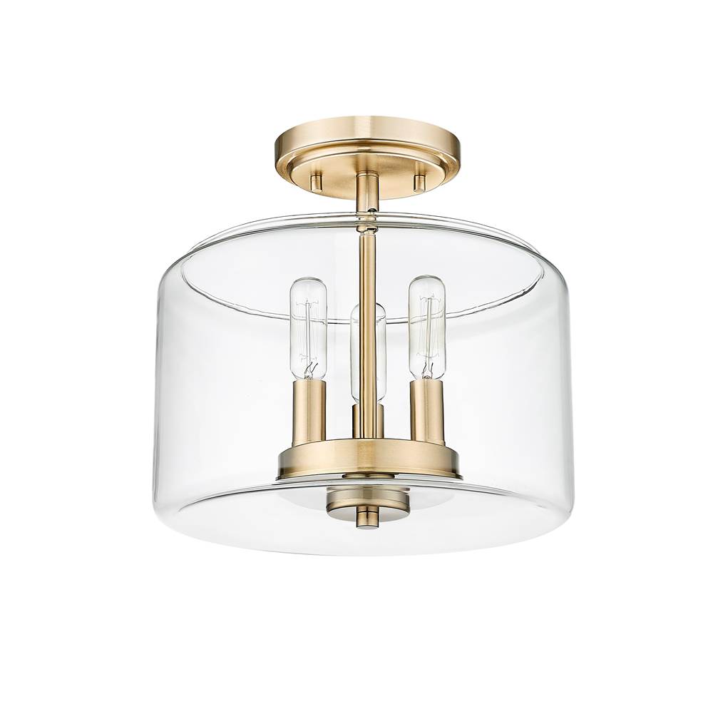 Millennium Lighting 46923-MG Modern Gold Semi-flush Ceiling Mount Image 4