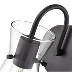 Millennium Lighting 21001-MB Matte Black Camellia 4.75'' Wide 1-light Vanity - Matte Black Image 5