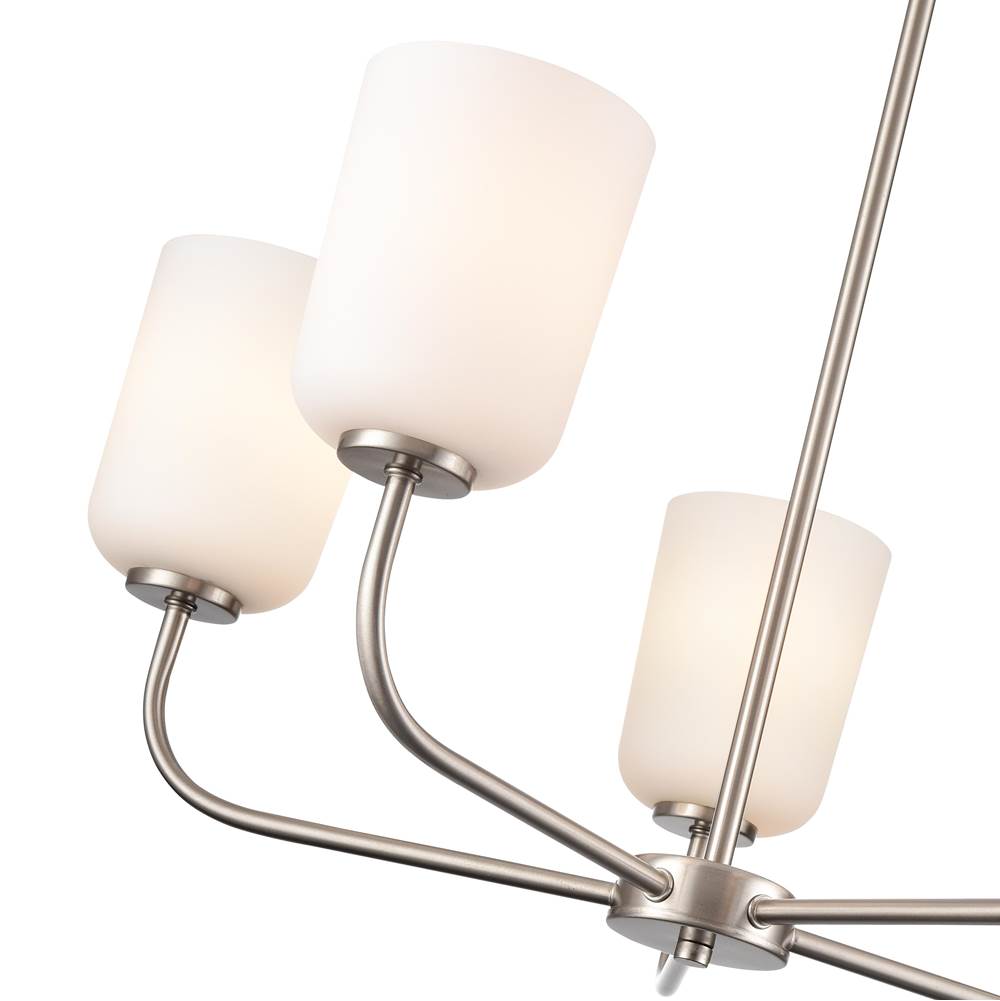 Millennium Lighting 214005-BN Brushed Nickel Laphia 27'' Wide 5-light Chandelier - Brushed Nickel Image 4