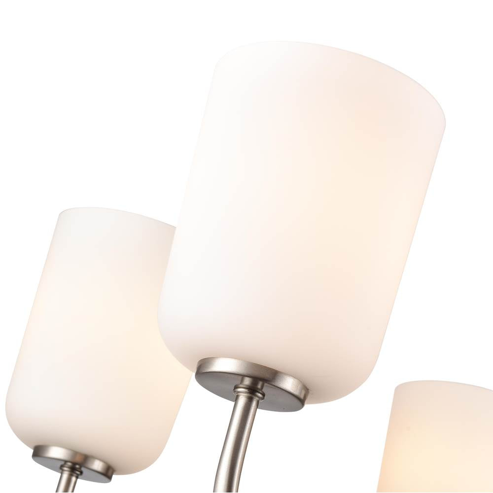 Millennium Lighting 214005-BN Brushed Nickel Laphia 27'' Wide 5-light Chandelier - Brushed Nickel Image 5