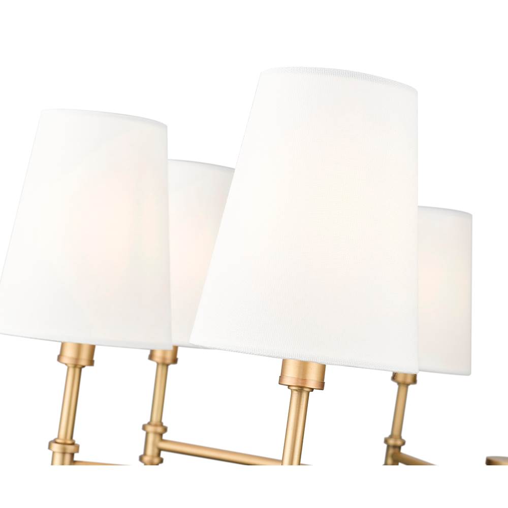 Millennium Lighting 16108-VB Vintage Brass Adorra 30'' Wide 8-light Chandelier - Vintage Brass Image 5