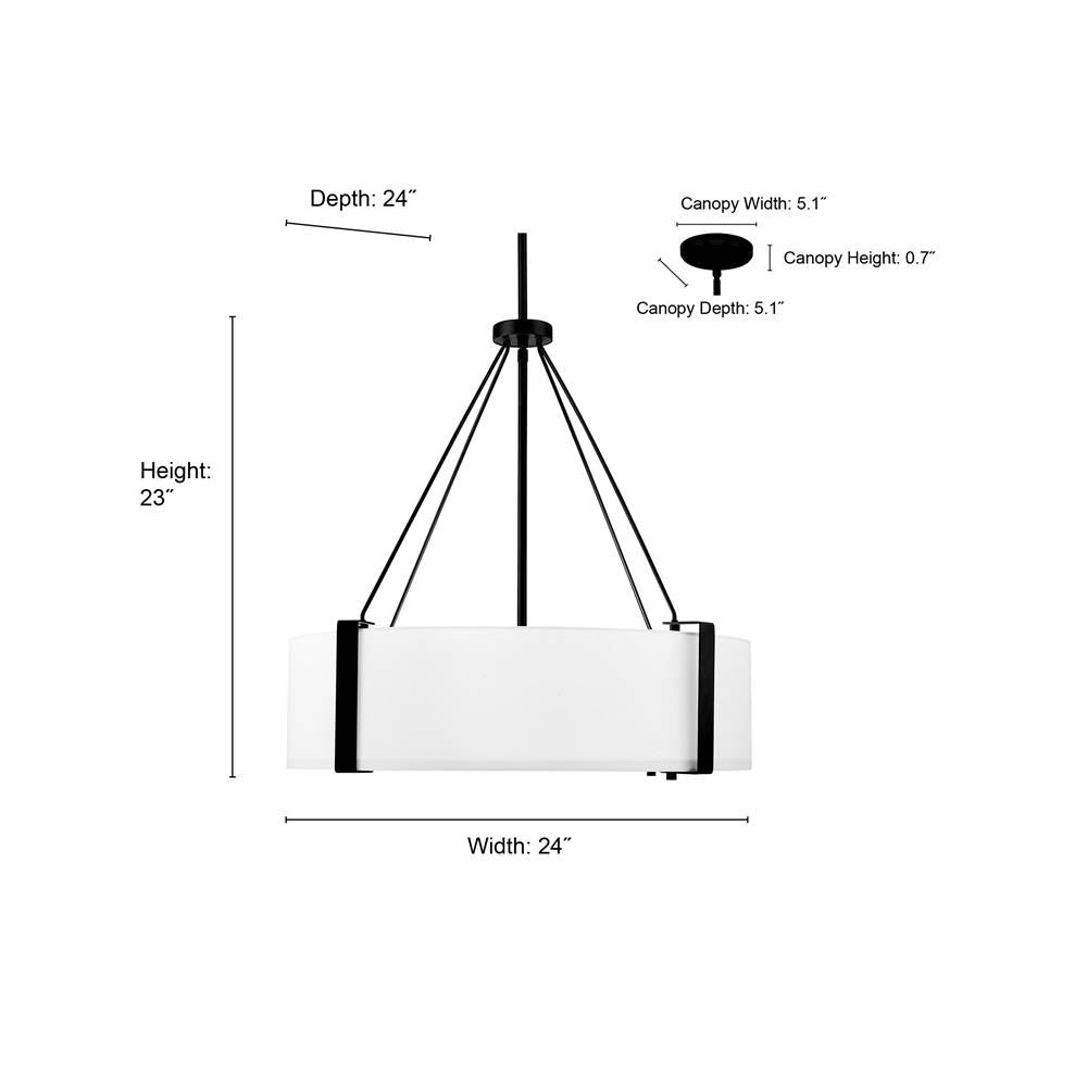 Millennium Lighting 28203-MG/WH Modern Gold,White Pendant Light Image 3