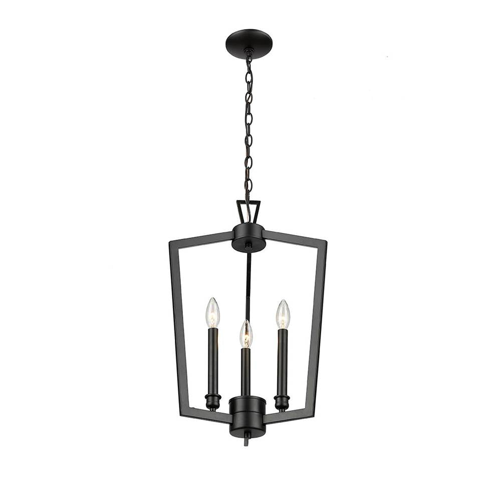 Millennium Lighting 4523-MB Matte Black Pendant Light Image 3
