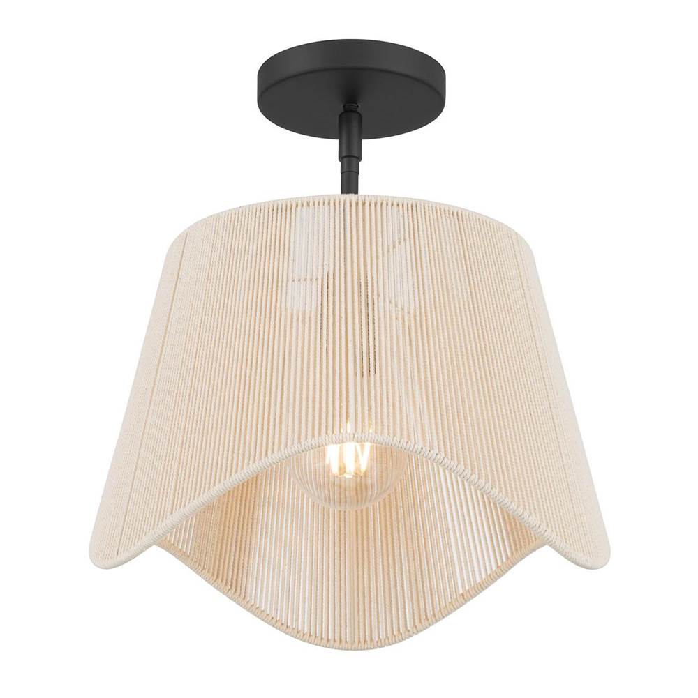 Millennium Lighting 9001-MB Matte Black Tulara  13'' Wide 1-light Pendant Image 7