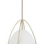 Millennium Lighting 69201-MW/MG Matte White Pomelle  13.75'' Wide 1-light Pendant Image 6