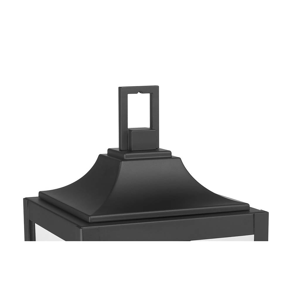 Millennium Lighting 402303-PBK Powder Coated Black Halston 20.5'' High 3-light Outdoor Post Lantern Image 6