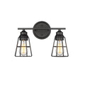 Millennium Lighting 3382-MB Matte Black Vanity Image 1