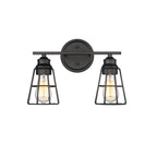 Millennium Lighting 3382-MB Matte Black Vanity Image 1