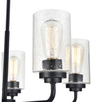 Millennium Lighting 9605-MB Matte Black 5 Light Chandelier Image 4
