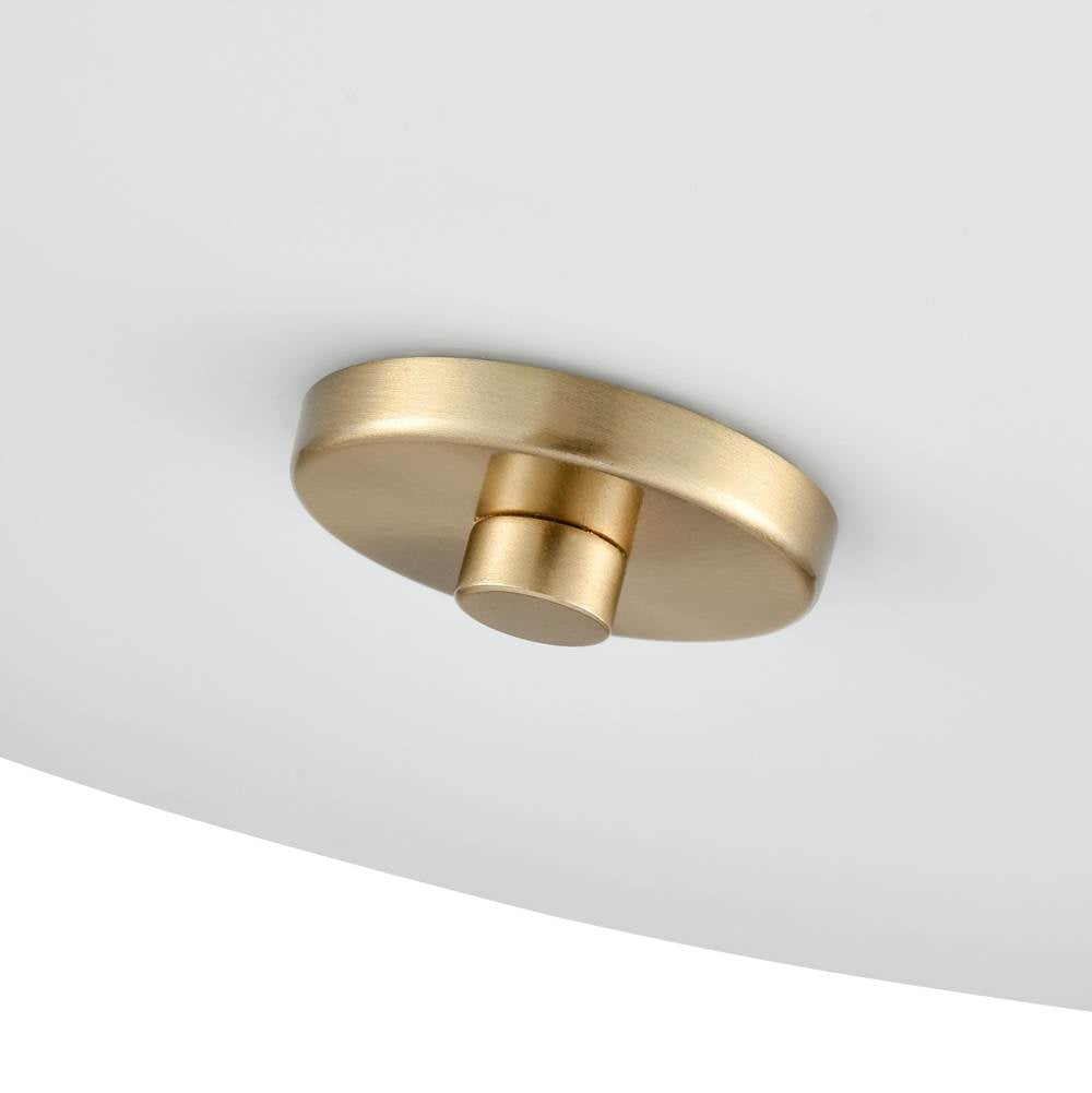 Millennium Lighting 214103-MG Modern Gold Laphia 15.75'' Wide 3-light Semi Flush - Modern Gold Image 4