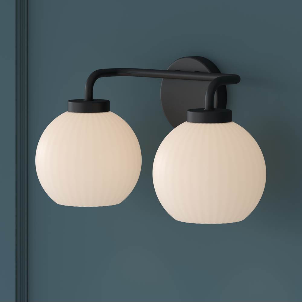 Millennium Lighting 22402-MB Matte Black Vanity Image 2