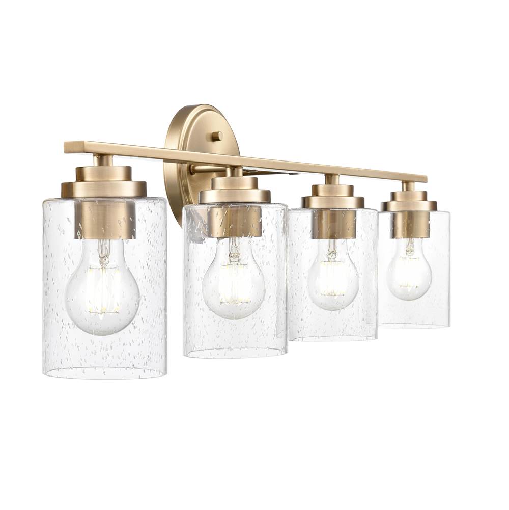 Millennium Lighting 3684-MG Modern Gold Moven 31'' Wide 4-light Vanity - Modern Gold Image 7
