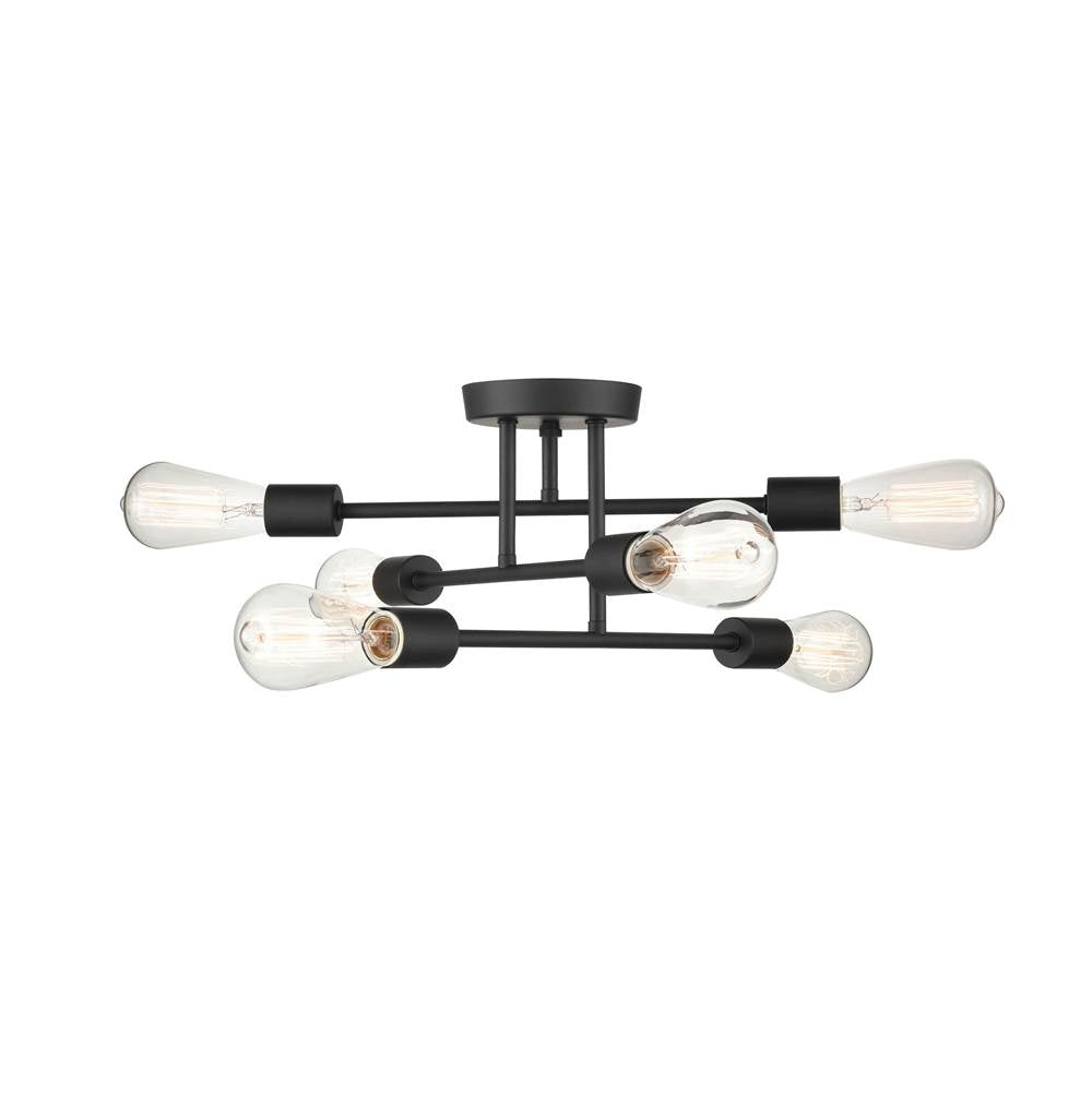 Millennium Lighting 4256-MB Matte Black Pendant Light Image 1