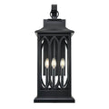 Millennium Lighting 88103-PBK Powder Coated Black Outdoor Wall Sconce Image 1