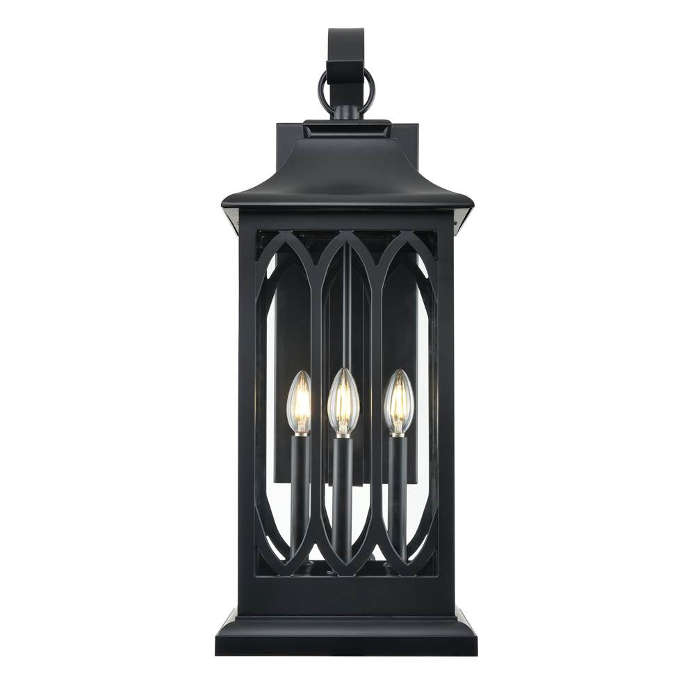 Millennium Lighting 88103-PBK Powder Coated Black Outdoor Wall Sconce Image 1