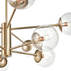 Millennium Lighting 8150-MG Modern Gold 10 Light Chandelier Image 4