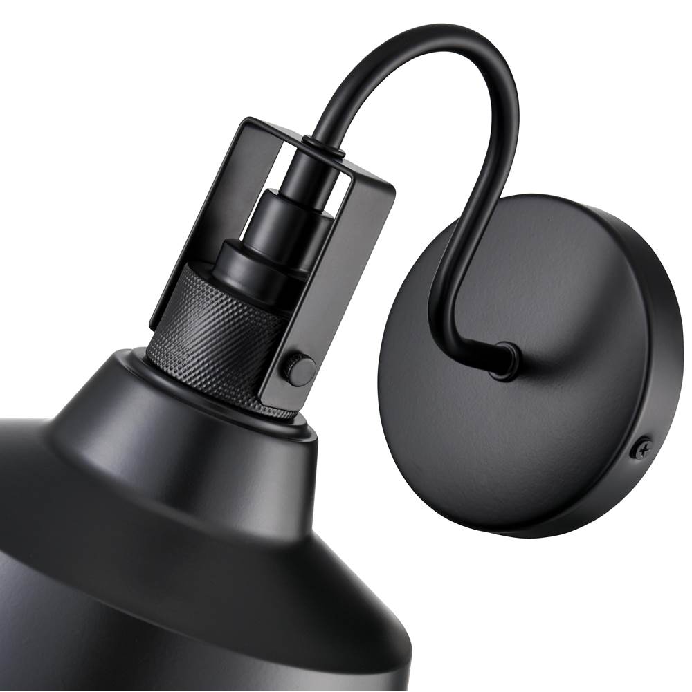 Millennium Lighting 71001-PBK Powder Coated Black Outdoor Wall Sconce Image 3