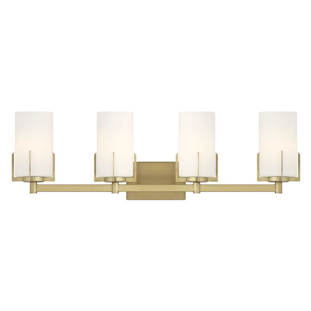 Millennium Lighting 65004-VB Vintage Brass Froselle 30.5'' Wide 4-light Vanity Image 6