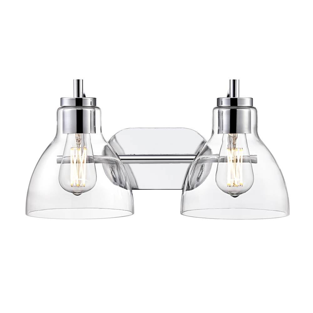 Millennium Lighting Knightsdale 17.5'' 2-light Vanity - Chrome