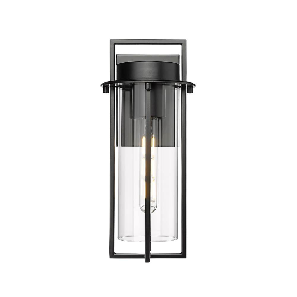 Millennium Lighting 10501-PBK Powder Coated Black Outdoor Wall Sconce Image 1