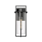 Millennium Lighting 10501-PBK Powder Coated Black Outdoor Wall Sconce Image 1