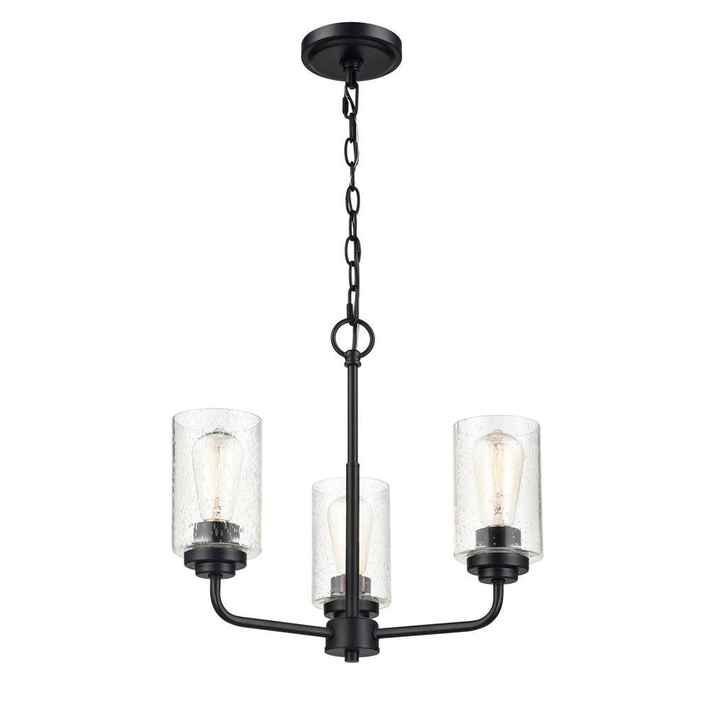 Millennium Lighting 9603-MB Matte Black Chandelier Ceiling Light Image 1