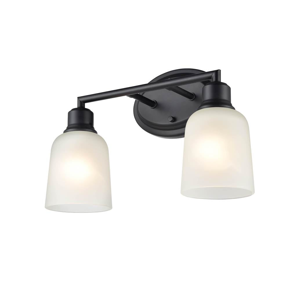 Millennium Lighting 2802-MB Matte Black Vanity Image 3