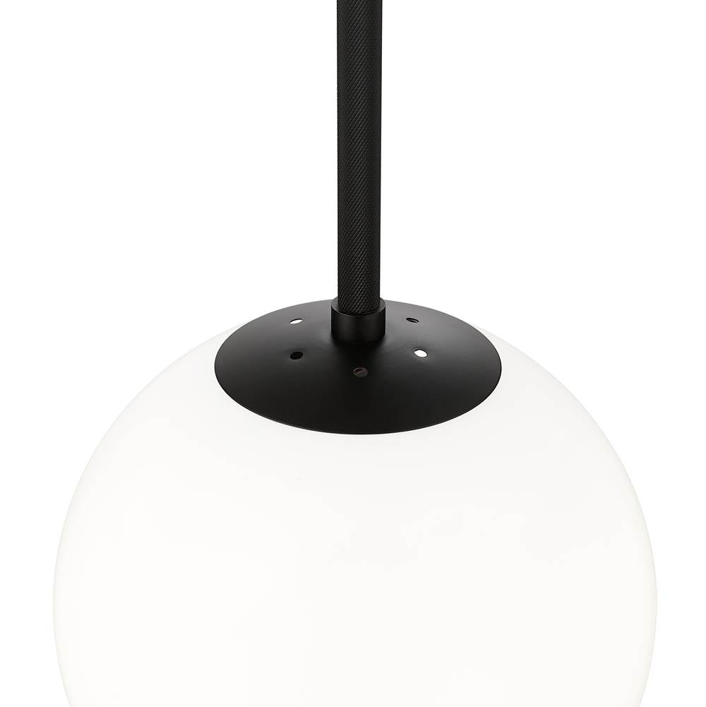 Millennium Lighting 25501-MB Matte Black Kairo 12'' Wide 1-light Pendant - Matte Black Image 6