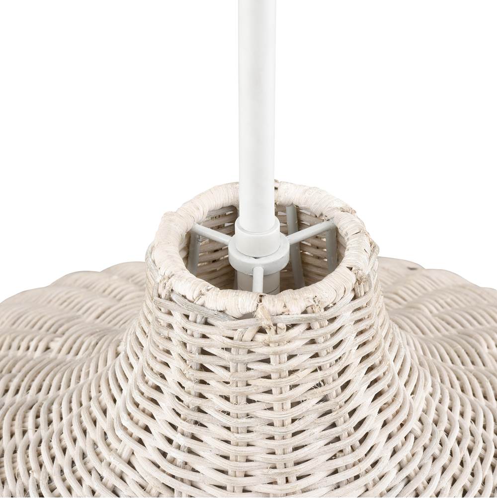 Millennium Lighting 9027-WH Textured White Elise 24.25'' Wide 4-light Pendant - Matte White Image 6