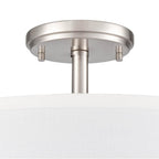 Millennium Lighting 41102-BN Brushed Nickel Guyten 13'' Wide 2-light Semi Flush - Brushed Nickel Image 3