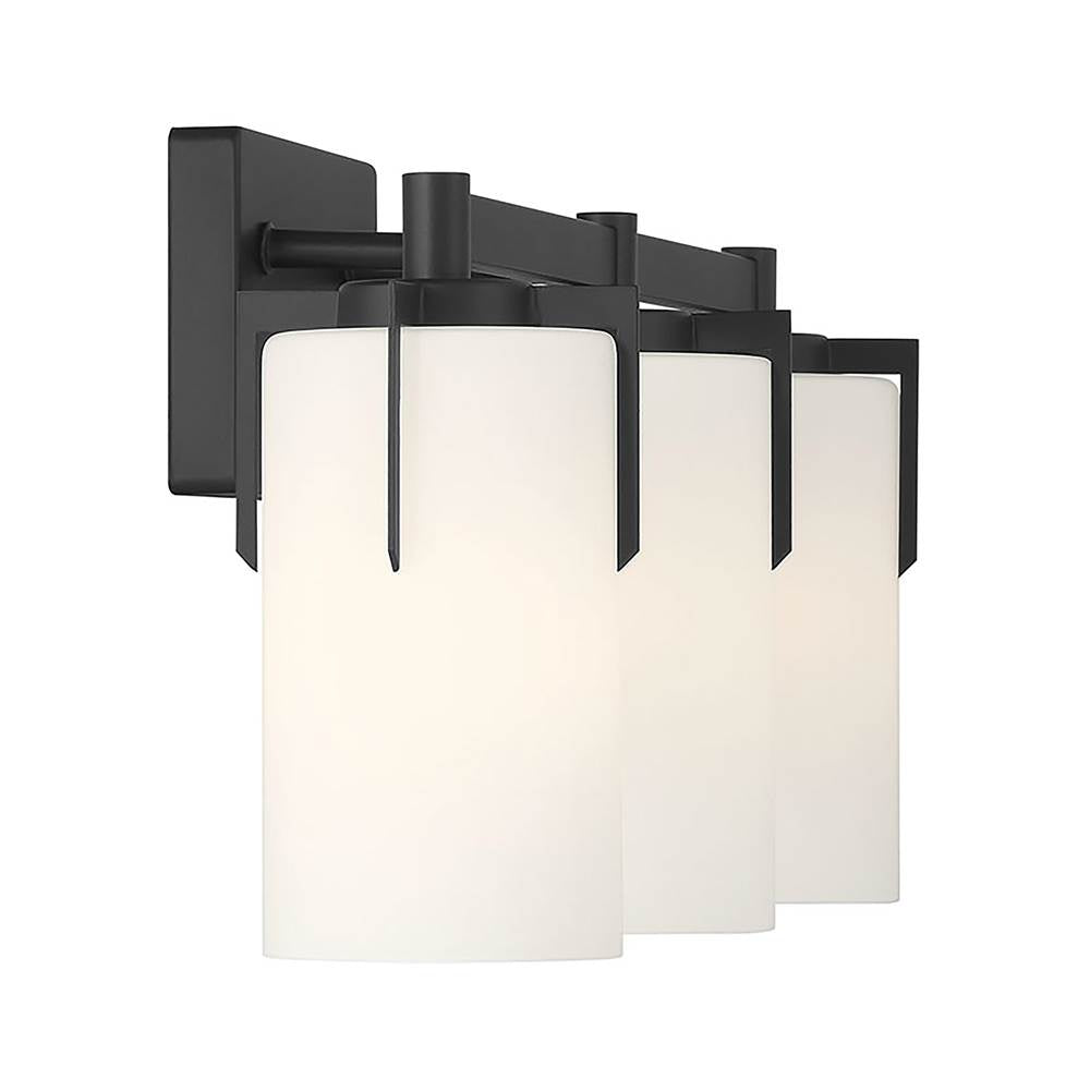 Millennium Lighting 65003-MB Matte Black Froselle 22'' Wide 3-light Vanity Image 7
