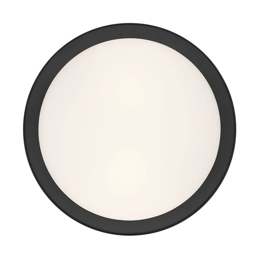Millennium Lighting 9503-MB Matte Black Corvella 18'' Wide 3-light Flush Mount Image 6