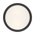 Millennium Lighting 9503-MB Matte Black Corvella 18'' Wide 3-light Flush Mount Image 6