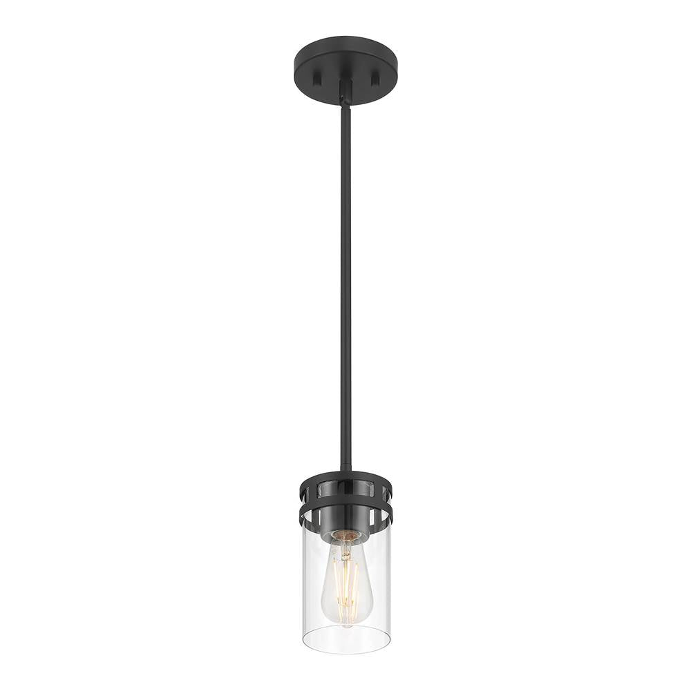 Millennium Lighting 91011-MB Matte Black Lunden  4'' Wide 1-light Mini Pendant Image 1