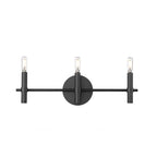 Millennium Lighting 25603-MB Matte Black Skyva 6'' High 3-light Vanity - Matte Black Image 6